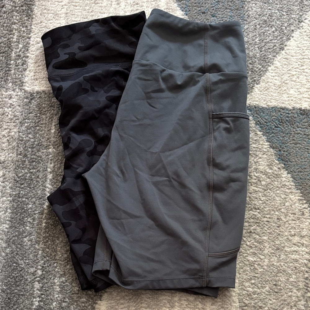 Kids Camouflage and Gray Shorts